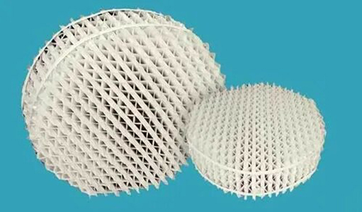 125y ceramic structured packing with low pressure drop design